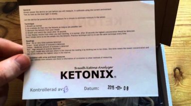 Unboxing Ketonix Sport with Battery Ketone Breath Analyzer